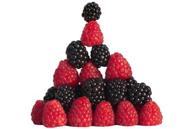 Berries Pyramid Stock